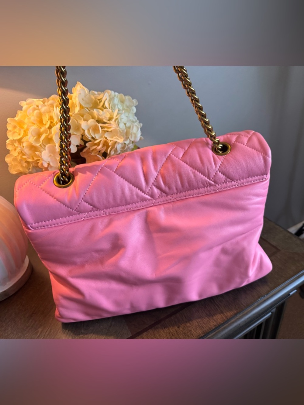 Kurt Geiger Kensington X-large hot pink bag - Picture 8 of 12